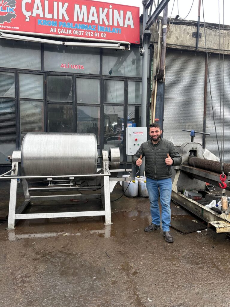 500 litre Tanbur Tereyağ Yoğurma Makinası